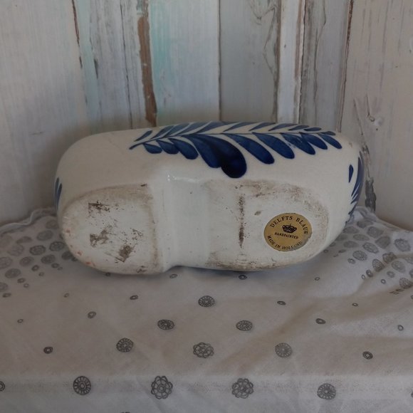 Blue & White Delfts Blauw Holland Clog Ashtray - Picture 7 of 8